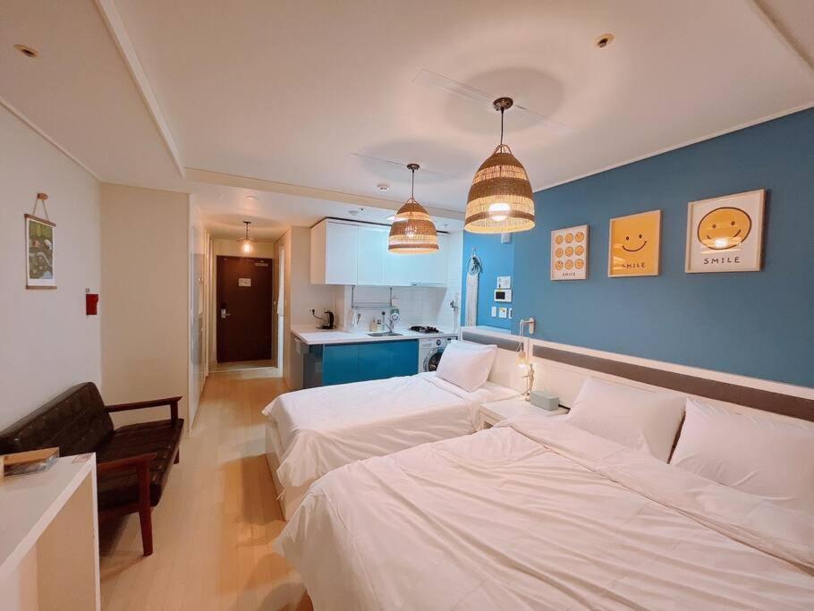 Haeundae Beach Stay #2Min Walk #2Beds Ciudad Metropolitana de Ciudad Metropolitana de Busan Exterior foto